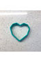 Diamond Heart Cookie Mold and Stamp Set |   Gemstone Cut Heart Design |   Valentine's Day and Engagement - 4