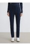 Lcwaikiki Classic Navy Blue Women's Sweatpants with Elastic Waist - 2