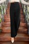 Front Pocketless Jean with Cut-Out Legs - Black Black - 7