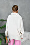 Women's Turtleneck Ribbed Knit Oversized Knitwear Tunic 223009 - 6