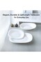 38 Pcs Opal ware Dinner set, Microwave & Freezer Safe, BPA-free. - 6