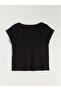Black V-Neck Tulle Detailed Women's Pajama Set from Güli̇s Gi̇yi̇m - 7