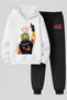 Lando Norris Printed 3-Ply Quality Sweatshirt and Trackpants F1 Children's Bottom-Up Set