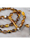 Arizona Katalin Alpaca Tassel Bezi Cut 8X12Mm Prayer Beads - Yellow Brown - 5