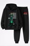 Fernando Alonso Printed 3-Ply Quality Sweatshirt and Trackpants F1 Children's Top-Bottom Set