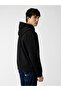 Long Sleeve New Technical Flexible Zippered Hooded Men's Black Tracksuit Top M6Rq05Kd132-Jblk - 3