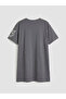 Gray Stranger Things Printed Women's Nightgown - 6