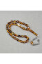 Arizona Katalin Alpaca Tassel Bezi Cut 8X12Mm Prayer Beads - Yellow Brown