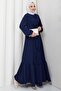 Tie-Detail Aerobin Dress Navy Blue HM2873 - 3