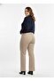 460-Palazzo Cut Stretchy Cotton Fabric Plus Size Pants - 5