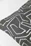 '' Monve'' Geometric Patterned Textured Throw Pillow Cover 45X45 - 3