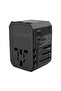 Universal Multi-Port Travel Charger 45W PD with Dual USB & Worldwide Plug - 2