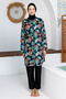 Nakara Battal Paraşüt Long Sleeve Hijab Swimsuit 2501-P - 2