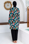Nakara Battal Paraşüt Long Sleeve Hijab Swimsuit 2501-P - 5