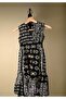 جلابية اطفال بطبعات ذهبي وابيض Children's Jalabiya with Gold and White Prints - 2