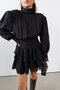 Premium Halter Neck Dress with Shoulder Pad Shoulder Straps - 3