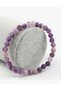 Certified Lepidolite Natural Stone Bracelet 6 mm Round Cut - 2