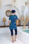 Boomer Stretch Fabric Half Sleeve Hijab Swimsuit 2603 - 5