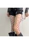 جوارب طويلة شبكية من Rainbow Gradient Fishnet Punk 2YK