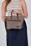 Sand - Brown Satin Women's Handbag Sp1214