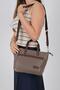 Sand - Brown Satin Women's Handbag Sp1214 - 3