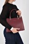 Burgundy - Burgundy Leather Women's Handbag Sp1234 - 4