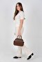 Coffee - Brown Satin Women's Handbag Sp1219 - 2