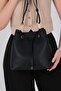 Black - Black Mini Rolax Women's Shoulder Bag Sp1241 - 8