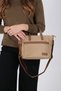 Mink - Camel Satin Women's Handbag Sp1213 - 6