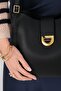 Black - Black Mini Rolax Women's Shoulder Bag Sp1242 - 8