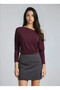 Women's Boat Neck Bat Sleeve Lycra Combed Cotton Blouse