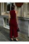 Hakim Yaka Draped Lined Graduation and Engagement Dress - Evening Dress - 5