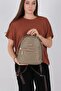 Green - Sand Satin Women's Backpack Sp1212