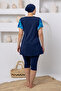 Waveney Stretch Fabric Short Sleeve Battal Hijab Swimsuit 2806 - 4