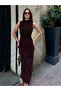 Hakim Yaka Draped Lined Graduation and Engagement Dress - Evening Dress - 4