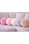 Plush Ball Pillow Welsoft Decorative Throw Pillow Soft Round Cushion Home Decor Stylish Design - 3