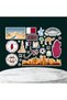 Qatar Themed Sticker Set – Doha Skyline, Qatar Flag, Camel, Stadium & Arabic Culture