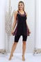 Women's Swimsuit with Tights and Dress, Built-In Chest Pad Sewn into the Underwear, Available in Micro Lycra Stretchy Swimsuit Fabric