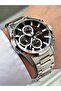 Functional Silver-Black 10 Atm Water Resistance Steel Case Men's Wristwatch 2522Mr