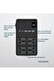 2500W 4 AC Power Strip with Retractable Cables, PD 20W Fast Charging & Timer - 5