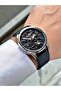 Automatic Navy Blue Color Steel Case Men's Wristwatch 3954Amr - 2