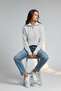 Gray Zippered Knitwear Sweater - 6