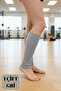 Dust Cover Women's Silver Color Knitwear Winter Calf Warmer 1-Pair - 5