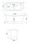 Emerald copper bathtub, - 8