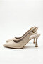 Women's Pointed Toe Thin Heeled D Leather-Look Colorful Ankle Strap Shoes - 2