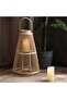 Ivory LED Pillar Candle, Flameless Flickering Flame, Battery Operated for Home Decor, 3pc -7.5x20cm - 4