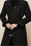 Belted Quilted Trench Coat 10993 - 3