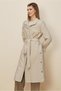 Belted Quilted Trench Coat 10993 - 2