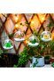 Hanging Glass Globe Candle Holder Set, 12pcs with Tealights & Twine for Decor, 12cm - 6