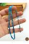 Marble Blue Cut Model Small Size Silver Tassel Fire Amber Prayer Beads 201024967 - 2